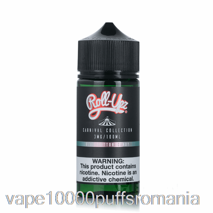 Vape Romania Carnaval - Vata De Zahăr Albastră De Juice Roll-upz - 100ml 6mg